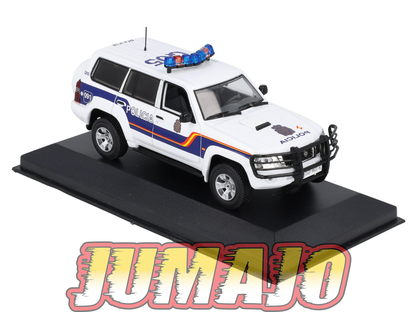 POS420 voiture 1/43 IXO altaya POLICE Espagne NISSAN PATROL GR POLICÍA 2005