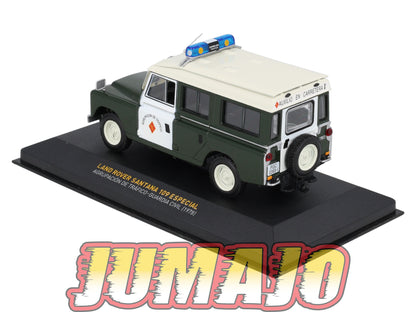 POS421 voiture 1/43 IXO altaya POLICE Espagne LAND ROVER SANTANA 109 GUARDIA CIVIL 1978