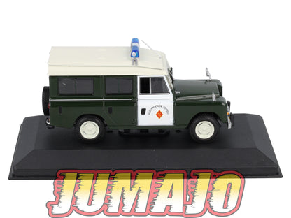 POS421 voiture 1/43 IXO altaya POLICE Espagne LAND ROVER SANTANA 109 GUARDIA CIVIL 1978