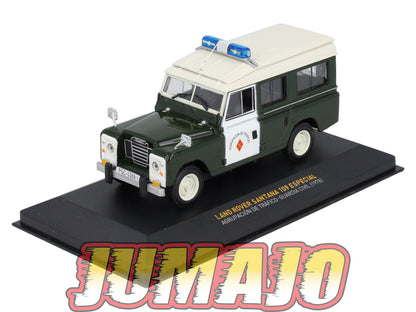 POS421 voiture 1/43 IXO altaya POLICE Espagne LAND ROVER SANTANA 109 GUARDIA CIVIL 1978