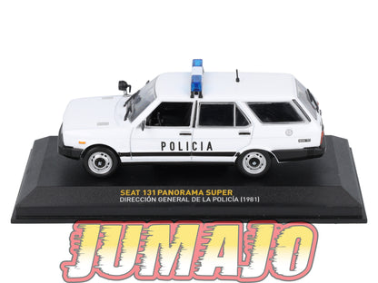 POS9 voiture 1/43 IXO altaya POLICE Espagne : SEAT 131 Panorama super 1981