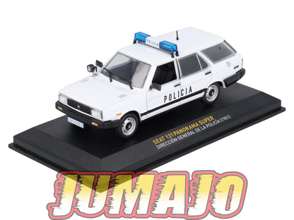 POS9 voiture 1/43 IXO altaya POLICE Espagne : SEAT 131 Panorama super 1981