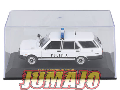 POS9 voiture 1/43 IXO altaya POLICE Espagne : SEAT 131 Panorama super 1981