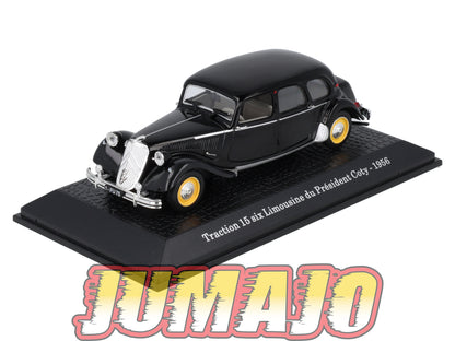 PR17 Voiture 1/43 NOREV présidentielle : CITROEN Traction 15 six Limousine COTY