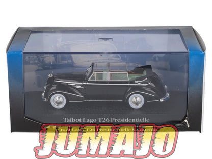PR27 Voiture 1/43 NOREV présidentielle : TALBOT Lago T26 présidentielle 1950 Saoutchik