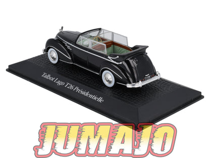 PR27 Voiture 1/43 NOREV présidentielle : TALBOT Lago T26 présidentielle 1950 Saoutchik
