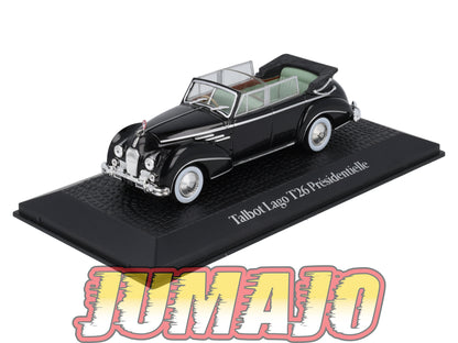 PR27 Voiture 1/43 NOREV présidentielle : TALBOT Lago T26 présidentielle 1950 Saoutchik