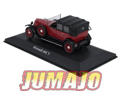 PR31 Voiture 1/43 NOREV présidentielle : RENAULT 40CV Gaston DOUMERGUE 1924