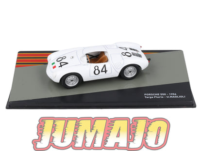 PRC24 voiture 1/43 Altaya IXO : PORSCHE 550 1956 #84 Targa Florio