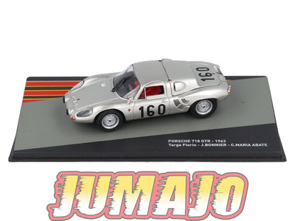 PRC26 voiture 1/43 Altaya IXO : PORSCHE 718 GTR 1963 Targa Florio J.Bonnier