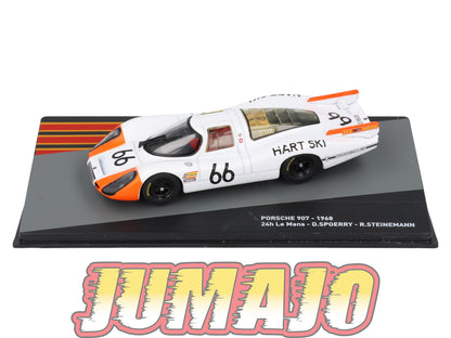PRC34 voiture 1/43 Altaya IXO PORSCHE 907 1968 #66 24H Le Mans D Spoerry