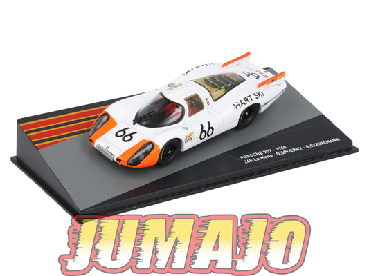PRC34 voiture 1/43 Altaya IXO PORSCHE 907 1968 #66 24H Le Mans D Spoerry