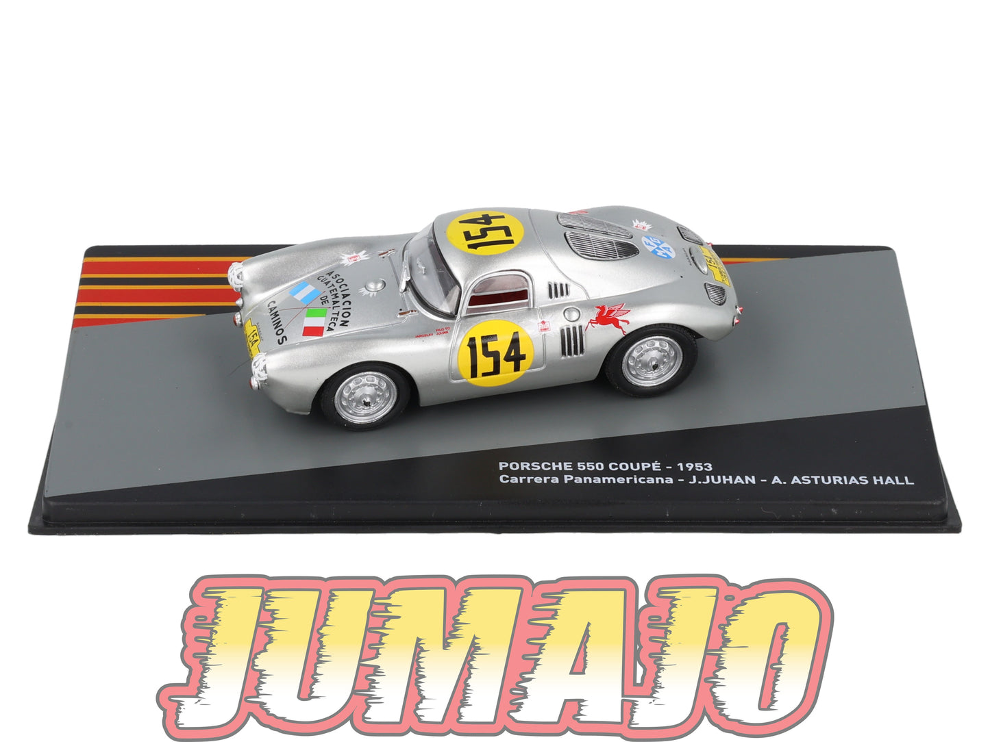 PRC35 voiture 1/43 Altaya IXO PORSCHE 550 Coupé 1953 #154 Carrera Panamerica J Juhan