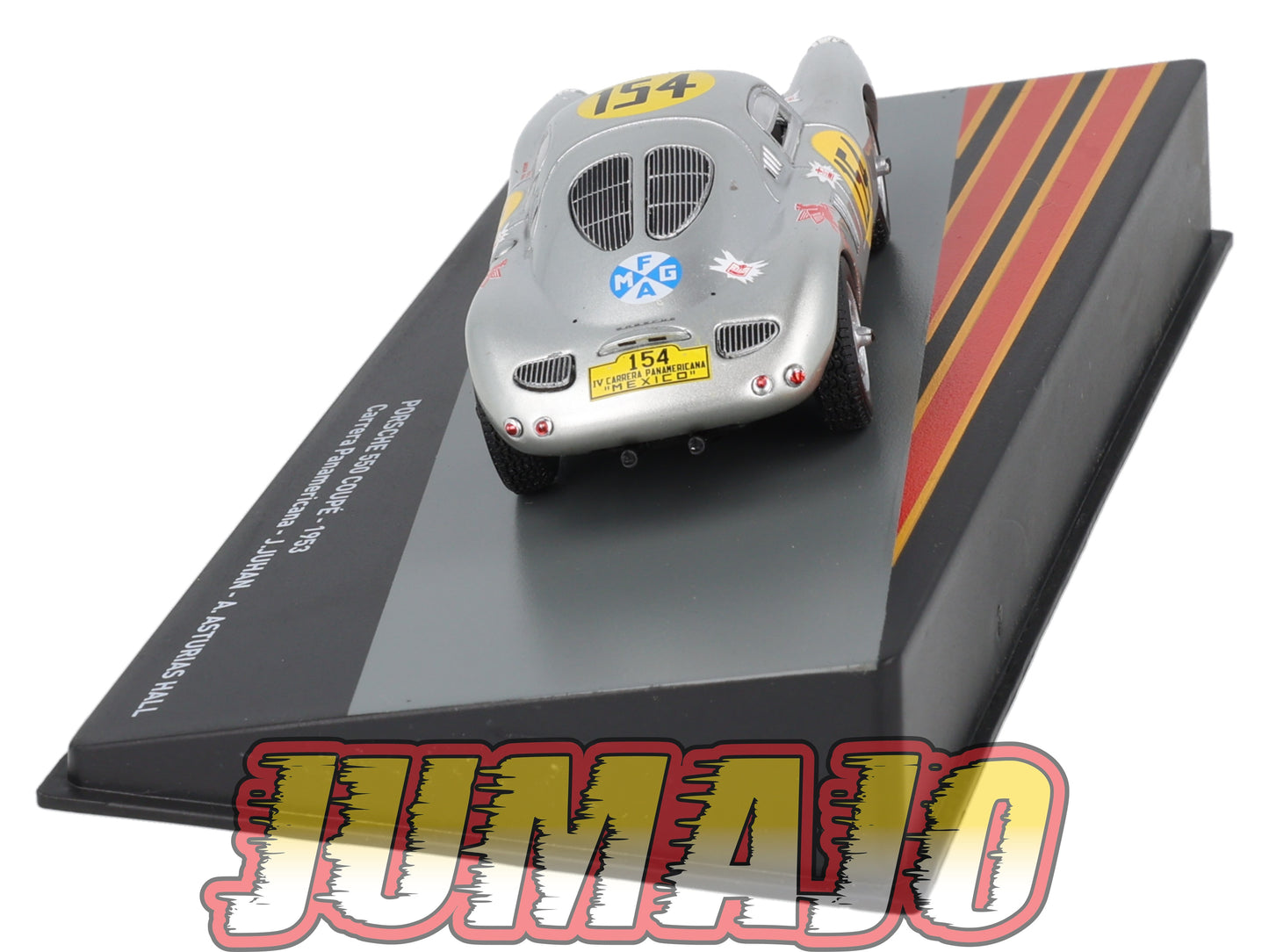 PRC35 voiture 1/43 Altaya IXO PORSCHE 550 Coupé 1953 #154 Carrera Panamerica J Juhan