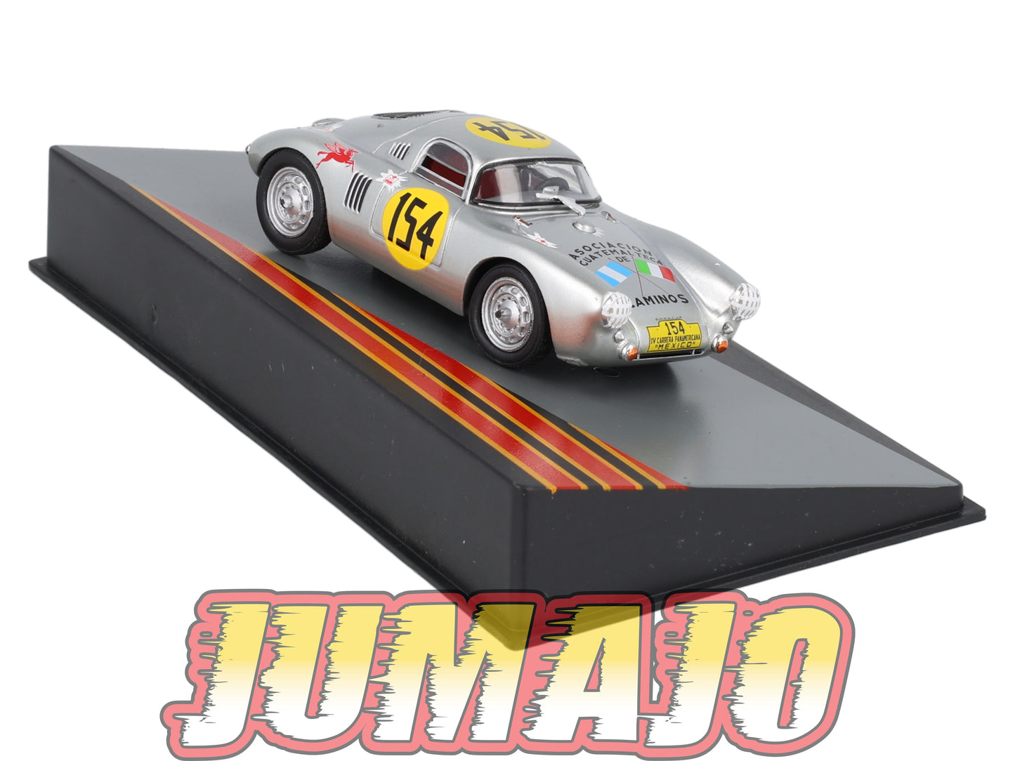 PRC35 voiture 1/43 Altaya IXO PORSCHE 550 Coupé 1953 #154 Carrera Panamerica J Juhan
