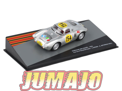 PRC35 voiture 1/43 Altaya IXO PORSCHE 550 Coupé 1953 #154 Carrera Panamerica J Juhan