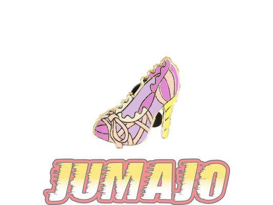 PSD10 PIN'S Disney 3.5cm trading : Talon Shoes Raiponce Rapunzel