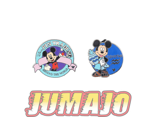 PSD31 PIN'S Disney 2.5cm Hidden Mickey 2010 : Mickey + Mickey Aquarius