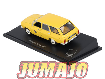 PTT12 Voiture 1/43 Atlas VEHICULES POSTAUX : RENAULT 12 Break 1971