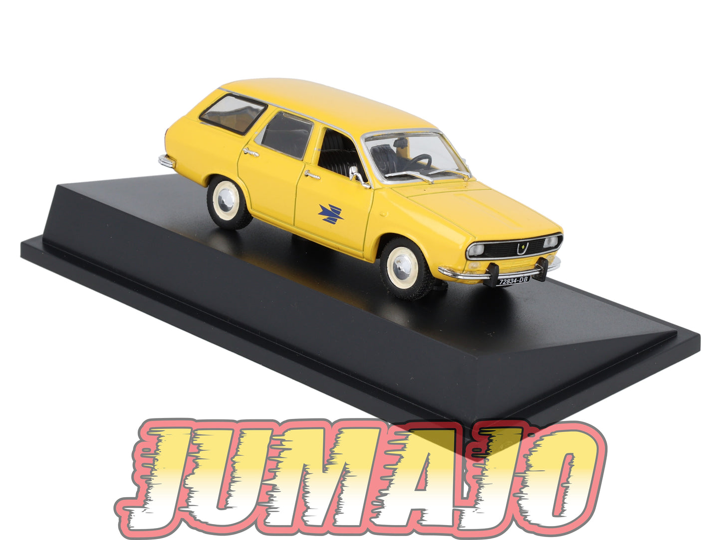 PTT12 Voiture 1/43 Atlas VEHICULES POSTAUX : RENAULT 12 Break 1971