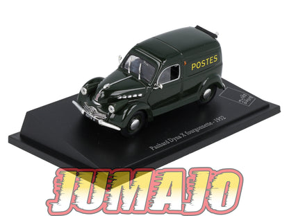 PTT15 Voiture 1/43 Atlas VEHICULES POSTAUX : PANHARD Dyna X Fourgonnette 1952