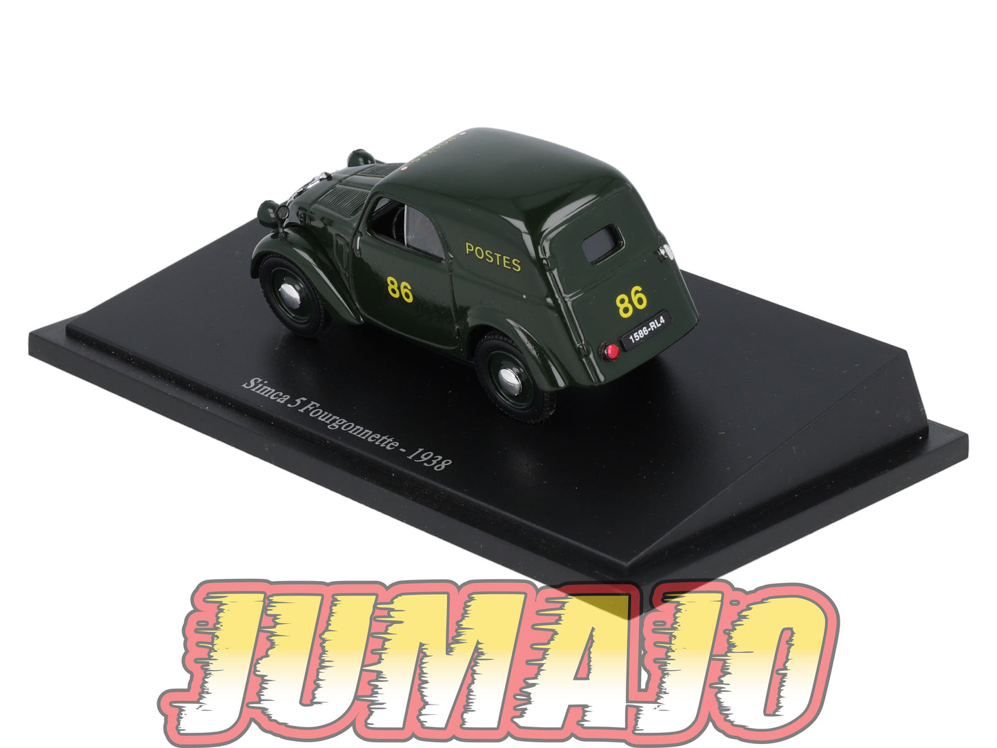 PTT16 Voiture 1/43 Atlas VEHICULES POSTAUX : SIMCA 5 Fourgonnette 1938