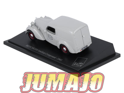 PTT21 Voiture 1/43 Atlas VEHICULES POSTAUX : HOTCHKISS Amilcar Compound 1943