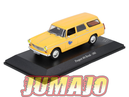 PTT22 Voiture 1/43 Atlas VEHICULES POSTAUX : PEUGEOT 404 Break 1963
