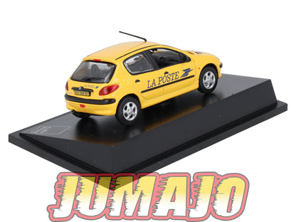 PTT26 Voiture 1/43 Atlas VEHICULES POSTAUX : PEUGEOT 206 1998