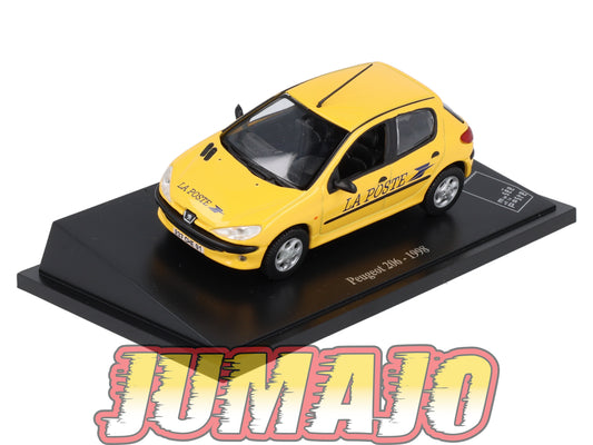 PTT26 Voiture 1/43 Atlas VEHICULES POSTAUX : PEUGEOT 206 1998