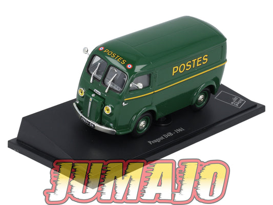 PTT27 Voiture 1/43 Atlas VEHICULES POSTAUX PEUGEOT D4B 1961