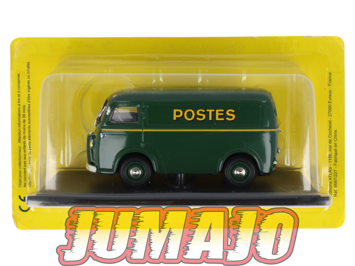 PTT27 Voiture 1/43 Atlas VEHICULES POSTAUX PEUGEOT D4B 1961