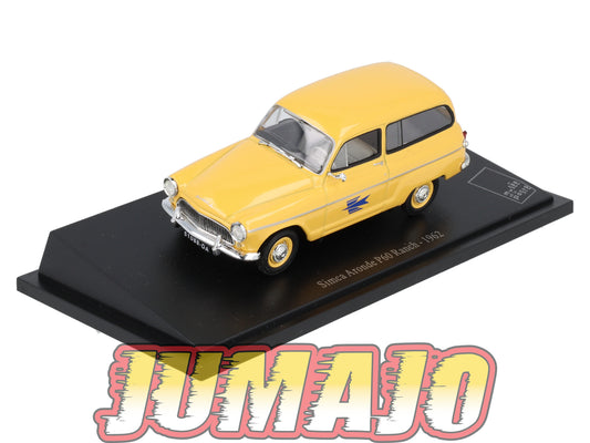 PTT28 Voiture 1/43 Atlas VEHICULES POSTAUX : SIMCA Aronde P60 Ranch 1962