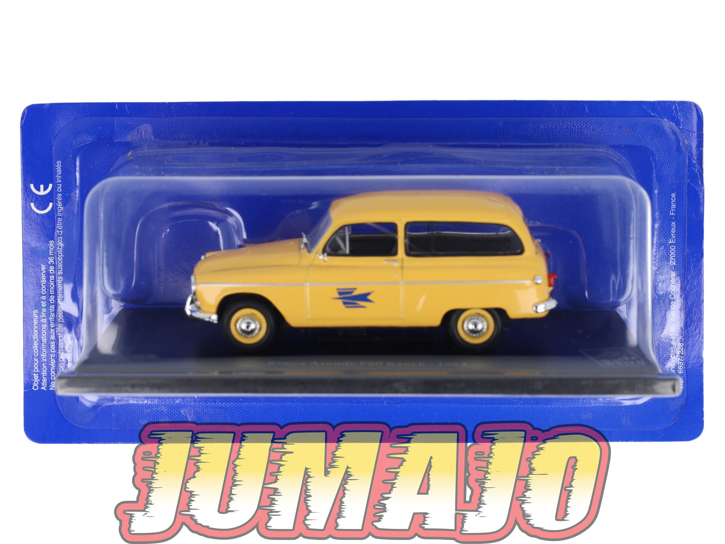 PTT28 Voiture 1/43 Atlas VEHICULES POSTAUX : SIMCA Aronde P60 Ranch 1962