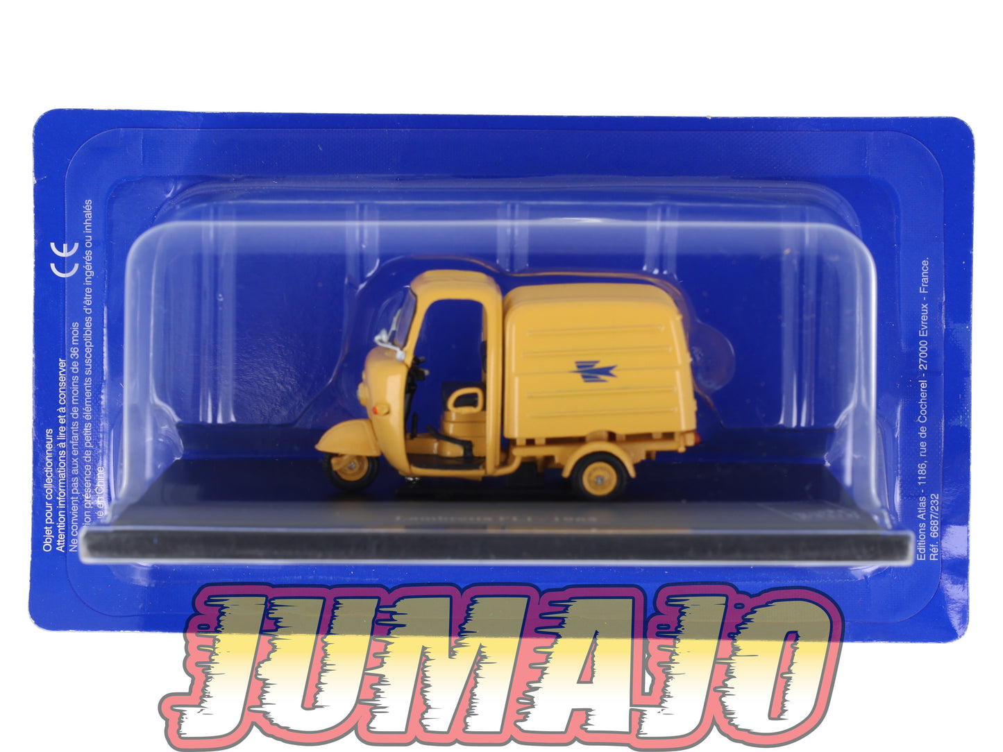 PTT32 Voiture 1/43 Atlas VEHICULES POSTAUX : LAMBRETTA FLI 1965