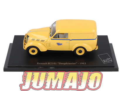 PTT33 Voiture 1/43 Atlas VEHICULES POSTAUX : RENAULT R2101 Dauphinoise 1963