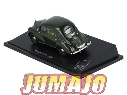 PTT34 Voiture 1/43 Atlas VEHICULES POSTAUX : RENAULT 4CV 1950