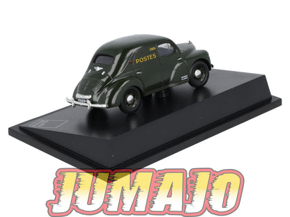 PTT34 Voiture 1/43 Atlas VEHICULES POSTAUX : RENAULT 4CV 1950