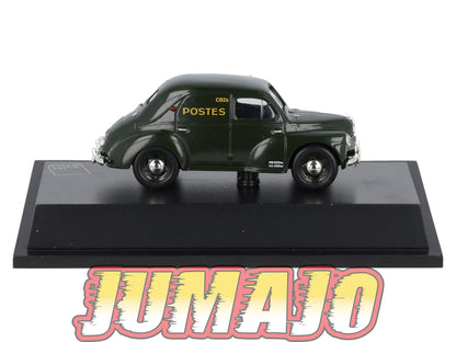 PTT34 Voiture 1/43 Atlas VEHICULES POSTAUX : RENAULT 4CV 1950