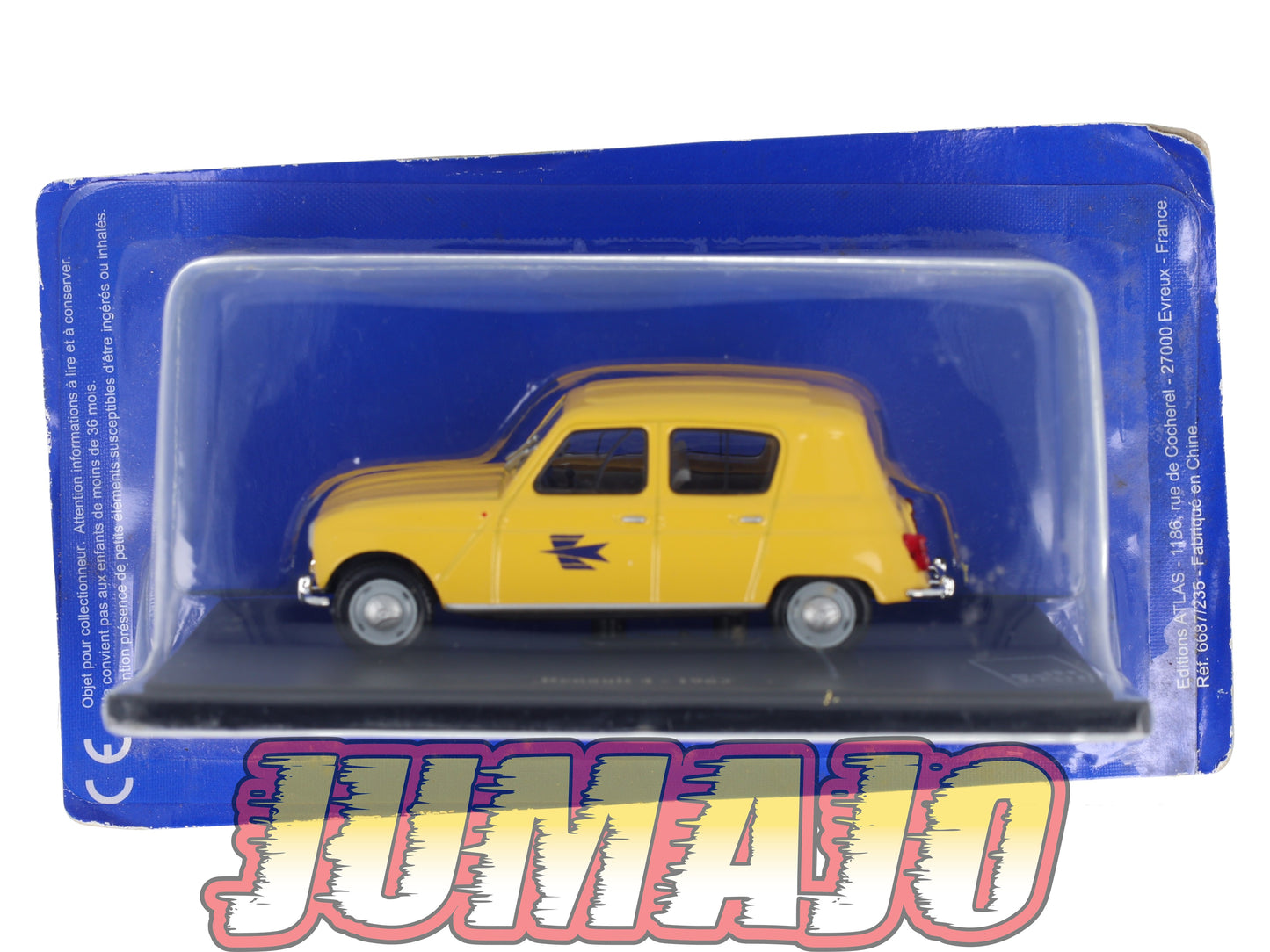 PTT35 Voiture 1/43 Atlas VEHICULES POSTAUX : RENAULT 4L 1962