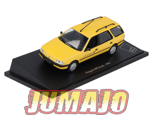 PTT37 Voiture 1/43 Atlas VEHICULES POSTAUX PEUGEOT 405 Break 1987