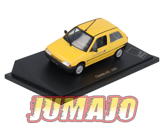 PTT40 Voiture 1/43 Atlas VEHICULES POSTAUX CITROËN AX 1987