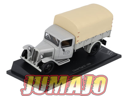 PTT44 Voiture 1/43 Atlas VEHICULES POSTAUX : CITROËN Type 23 1946