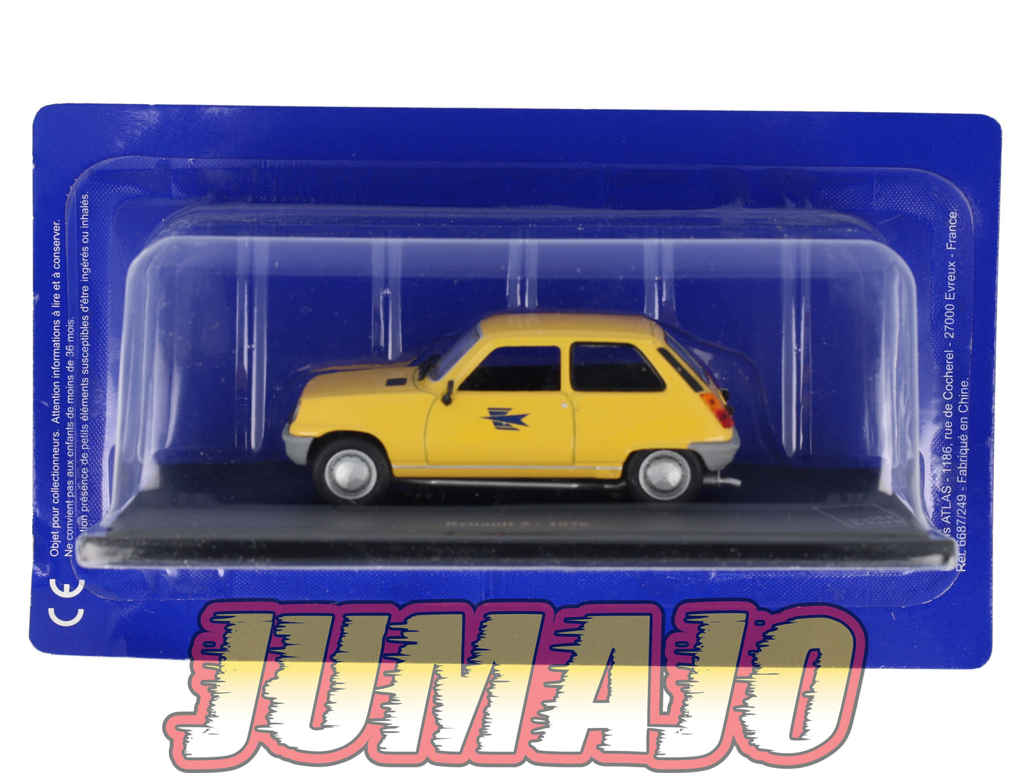 PTT49 Voiture 1/43 Atlas VEHICULES POSTAUX RENAULT 5 1976