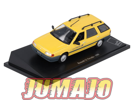 PTT55 Voiture 1/43 Atlas VEHICULES POSTAUX : RENAULT 21 Nevada 1989