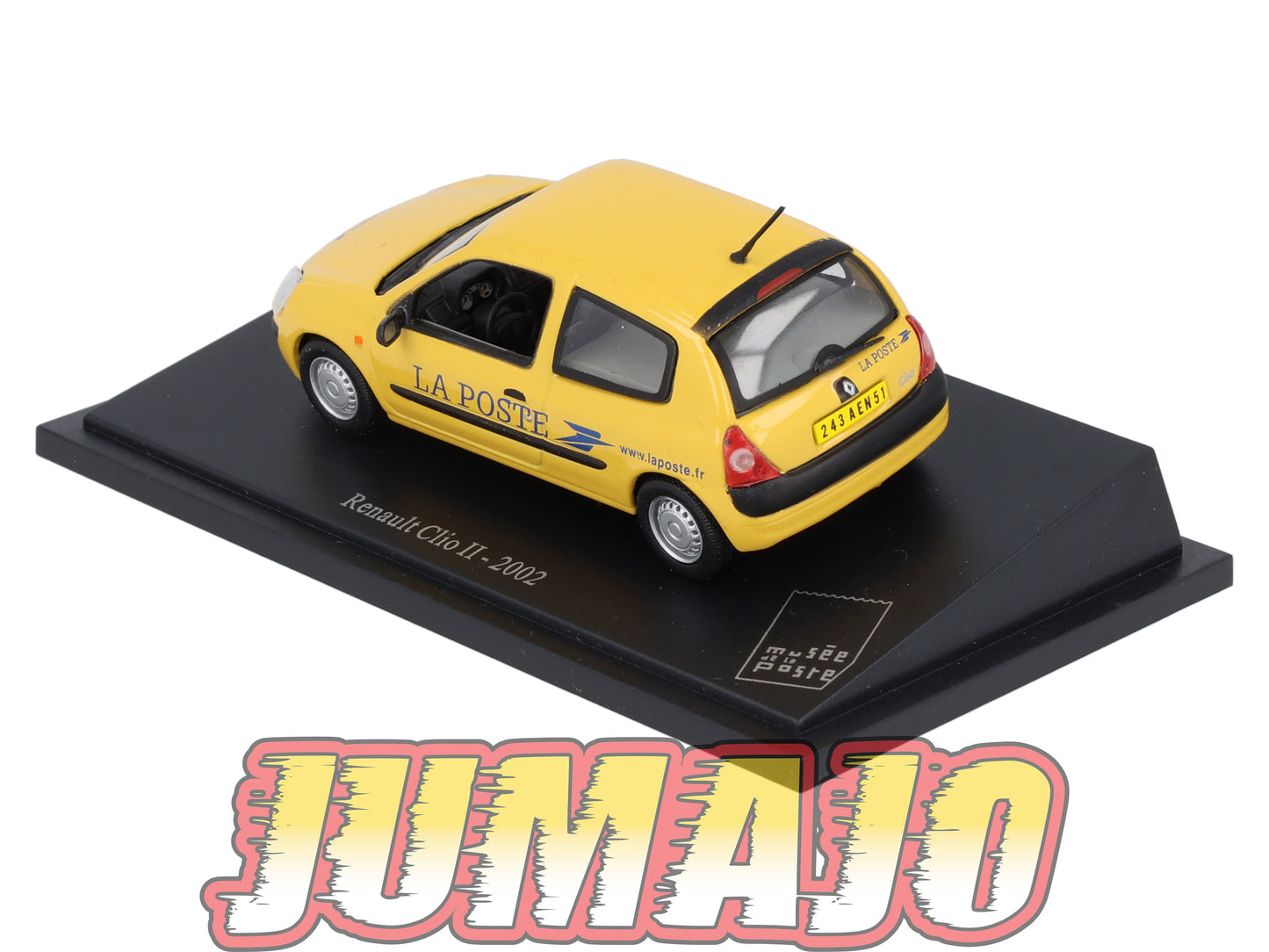 PTT56 Voiture 1/43 Atlas VEHICULES POSTAUX : RENAULT Clio II 2002
