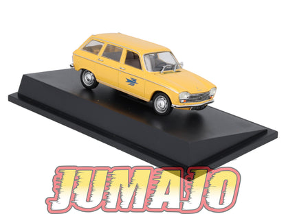 PTT58 Voiture 1/43 Atlas VEHICULES POSTAUX : PEUGEOT 204 Break 1969