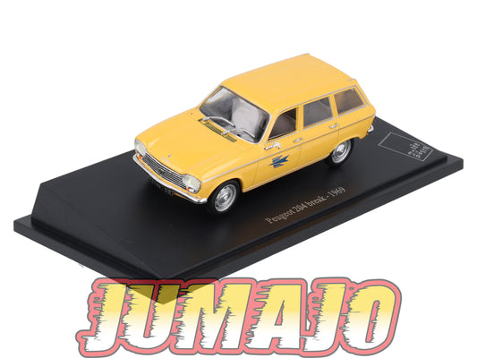 PTT58 Voiture 1/43 Atlas VEHICULES POSTAUX : PEUGEOT 204 Break 1969
