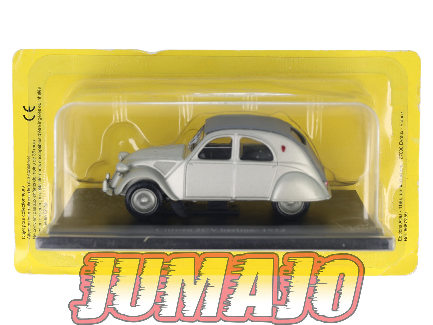 PTT59 Voiture 1/43 Atlas VEHICULES POSTAUX : CITROËN 2CV Berline 1952