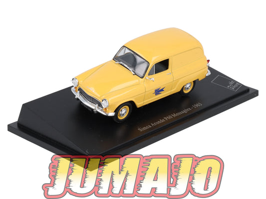 PTT6 Voiture 1/43 Atlas VEHICULES POSTAUX : SIMCA Aronde P60 Messagère 1963